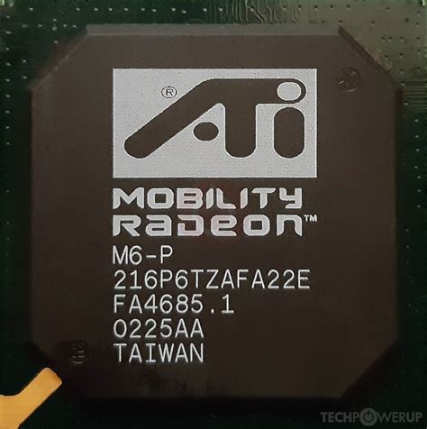 ATI Mobility Radeon Specs .